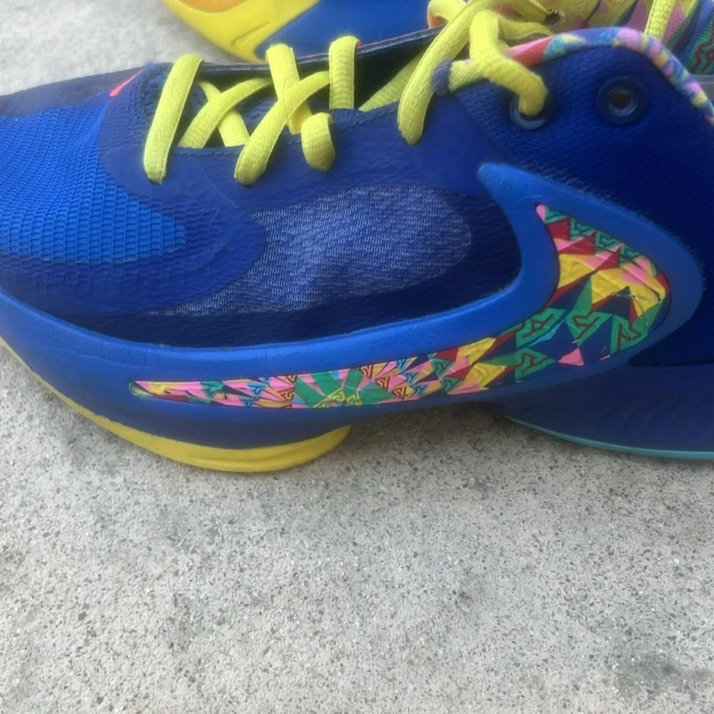 Nike Zoom Freak 4 Kaleidoscope Men's Sneakers Size 7